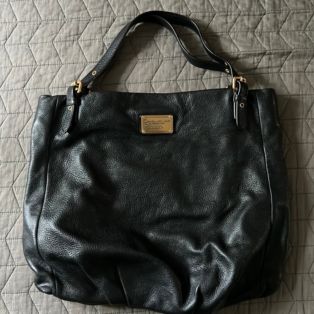 Marc by MJ Leather Slouchy Hobo w Brass Hatdware